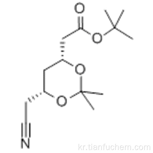 (4R, 6R) -tert- 부틸 -6- 시아 노 메틸 -2,2- 디메틸 -1,3- 디 옥산 -4- 아세테이트 CAS 125971-94-0